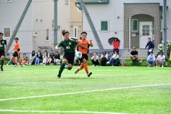 【第８節・帯緑陽高―帯北高】今季二度目の「十勝ダービー」。一つ一つのプレーで激しさがあり、見応えのある好試合となった