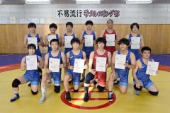 帯北高レスリング部８人、国スポ出場へ