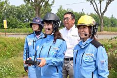 農業ドローン女子、十勝でも始動　旭川発のチームに帯広の森末さん