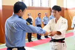 柔道で優勝した猿田巡査長