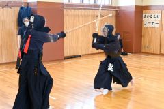 剣道の試合中の様子