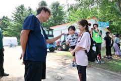 元サッカー日本代表の福田さんも来場　帯広の森でウオーキングイベント