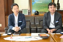 アサヒビールの井上道支社長が来社 2