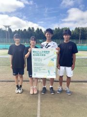 小中学生を対象に硬式テニス体験会　８月９日　帯広テニス協会