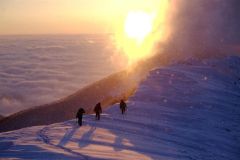 辰巳勲「朝日に照らされて」