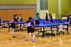 音更の西内菜々花・石原穂夏組（３年）が勝利し、２年連続音更男女優勝を決めた