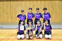 昨年に続き、２連覇を果たした音更女子