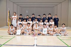 男子優勝の帯一