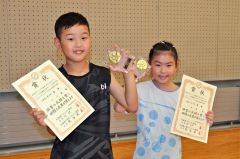 小川慈稀と松原翼が北大会制し全国へ　バドミントン全国ＡＢＣ大会北北海道予選