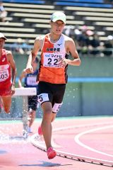 高橋（白樺学園）男子３０００障害、予選組６位も決勝進出ならず　インターハイ陸上第４日
