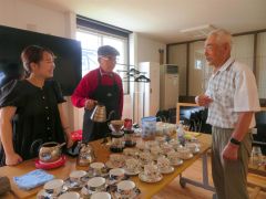 サンデーズカフェ開催　村民の長谷川さんがマスター務める