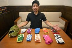日ハム・レイエス選手も着用　帯広発の野球ブランドを立ち上げた中澤さん