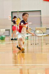 ６年単女子は木村Ｖ　男子は目黒　バドミントン道小学生十勝予選 4