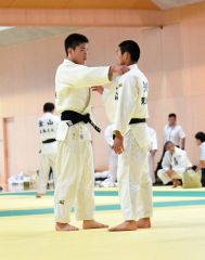 淺川琥月（芽室中出、東海大札幌高）男子個人戦７３キロ級「８強を」闘志　インターハイ柔道