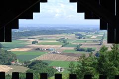 新嵐山スカイパーク展望台から見える十勝平野