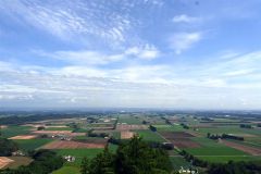 新嵐山スカイパーク展望台から見える十勝平野の景色
