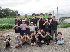 野菜豊作に歓声　豊頃「える夢キッズクラブ」 2