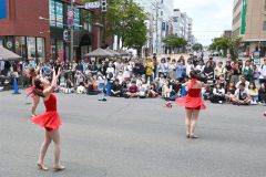帯広バトントワラーズのパフォーマンスの様子