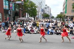 帯広バトントワラーズのパフォーマンスの様子