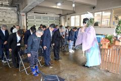 秋サケ漁を前に「魚霊祭」　大樹漁協 2