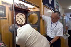 ６０年前の古時計再び時を刻む　上浦幌中学校 2