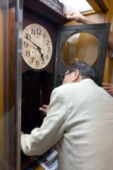 ６０年前の古時計再び時を刻む　上浦幌中学校 3
