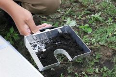採取した土壌サンプル（水口光浩さん提供）