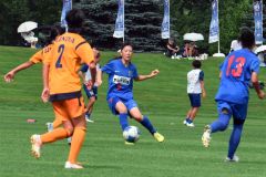 第8節 十勝FSリトルガールズ(青ユニホーム)―クラブフィールズ・リンダ