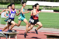 男子1年100メートル決勝