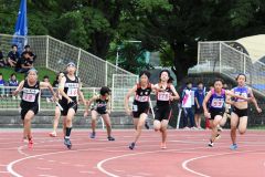 女子400メートルリレー決勝
