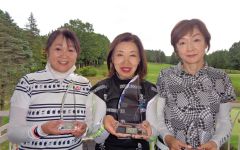 杉山２連覇　ゴルフ全十勝レディース杯
