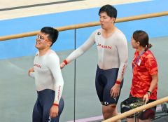 短距離ペアとして力を向上させ９月１日の本命種目に照準を合わせる木村選手（右）とパイロット三浦生誠選手（２９日・同）