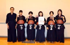 音更柳町剣道少年団が準優勝　全道中体連に初出場で大健闘