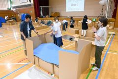 避難所設営の知識や手順など学ぶ　きょう防災の日　帯広市の訓練に２００人
