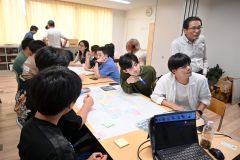 中心部と大空活性化探る 慶大生12人 帯広で実地学習 4