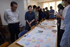 中心部と大空活性化探る 慶大生12人 帯広で実地学習 5