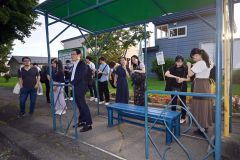 中心部と大空活性化探る 慶大生12人 帯広で実地学習 7