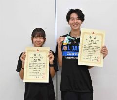 全国定体連陸上、丹羽（星槎帯広２年）男子走り幅跳び３位、栗原（同１年）女子３０００メートル６位入賞