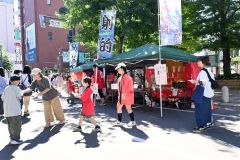 とかちイベンター協会による「子ども縁日 店長体験」のブース