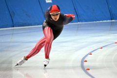 女子1500メートルの小島楓(帯三条高)