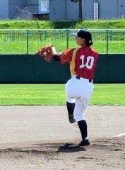 【準決勝・グラティアスウイッシュＢＣ―ＬＢＣ北海道】グラティアスウイッシュＢＣは先発した鈴木美志が無失点の好投で試合をつくった