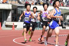 男子800㍍予選4組