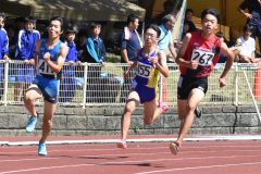 男子200㍍予選9組