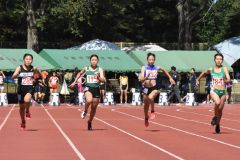 女子2年100㍍予選7組