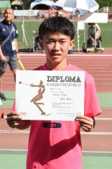 男子200㍍表彰