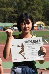 女子1年100㍍表彰