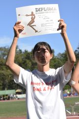 女子2年100㍍表彰