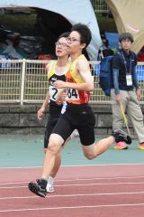 男子400㍍予選5組