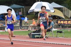 男子2年100㍍予選5組