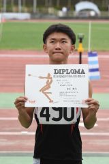 男子2年100㍍表彰